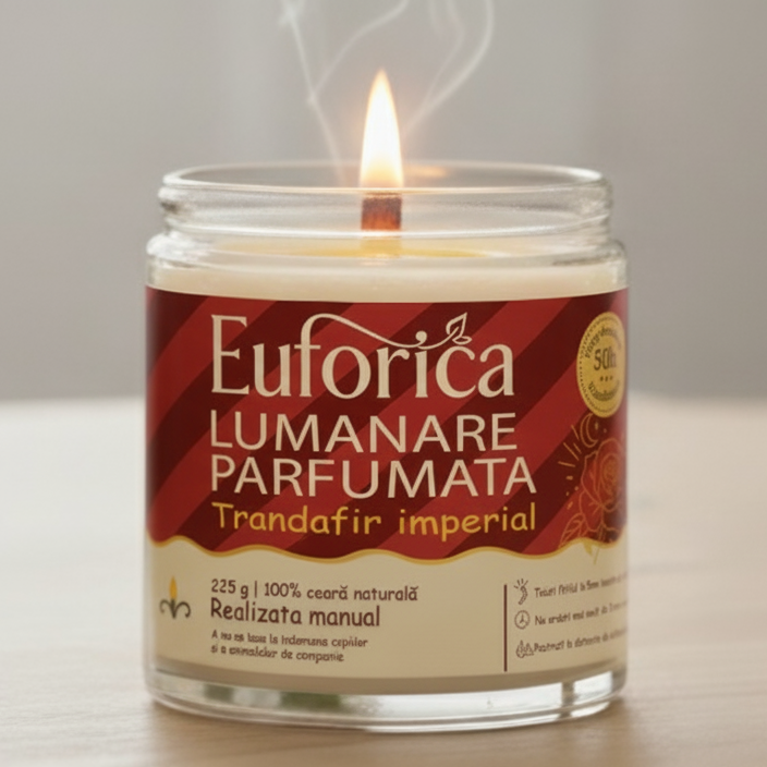 Lumanare Euforica Trandafir Imperial